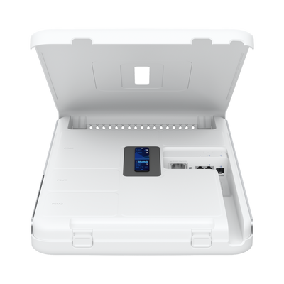 Dream Wall Cloud Gateway 10G Diseñado para Montaje en Pared con WiFi 6 Integrado, Switch PoE de Alta Potencia y Compatibilidad Total con Aplicaciones UniFi