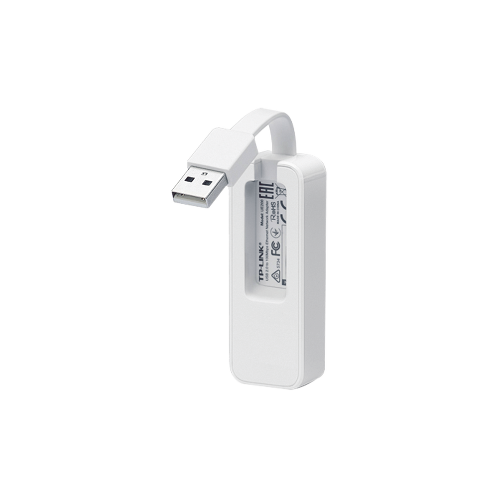 Adaptador de red Ethernet USB 2.0 a  RJ45 100Mbps