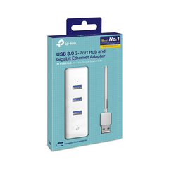 Adaptador de red Ethernet USB 3.0 a RJ45 10/100/1000Mbps