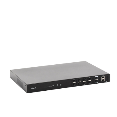 UFiber GPON OLT, Terminal de línea óptica hasta 1024 ONUs concurrentes, con 8 puertos SFP GPON + 2 puertos SFP+ 10 G