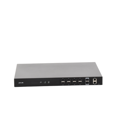UFiber GPON OLT, Terminal de línea óptica hasta 1024 ONUs concurrentes, con 8 puertos SFP GPON + 2 puertos SFP+ 10 G