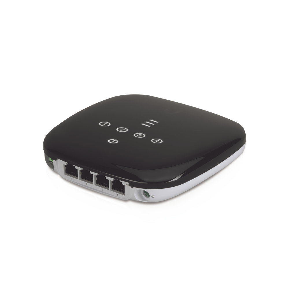 UFiber WiFi 802.11n GPON ONU, Unidad de red óptica con 1 puerto WAN GPON (SC/APC) + 4 puertos LAN Gigabit Ethernet