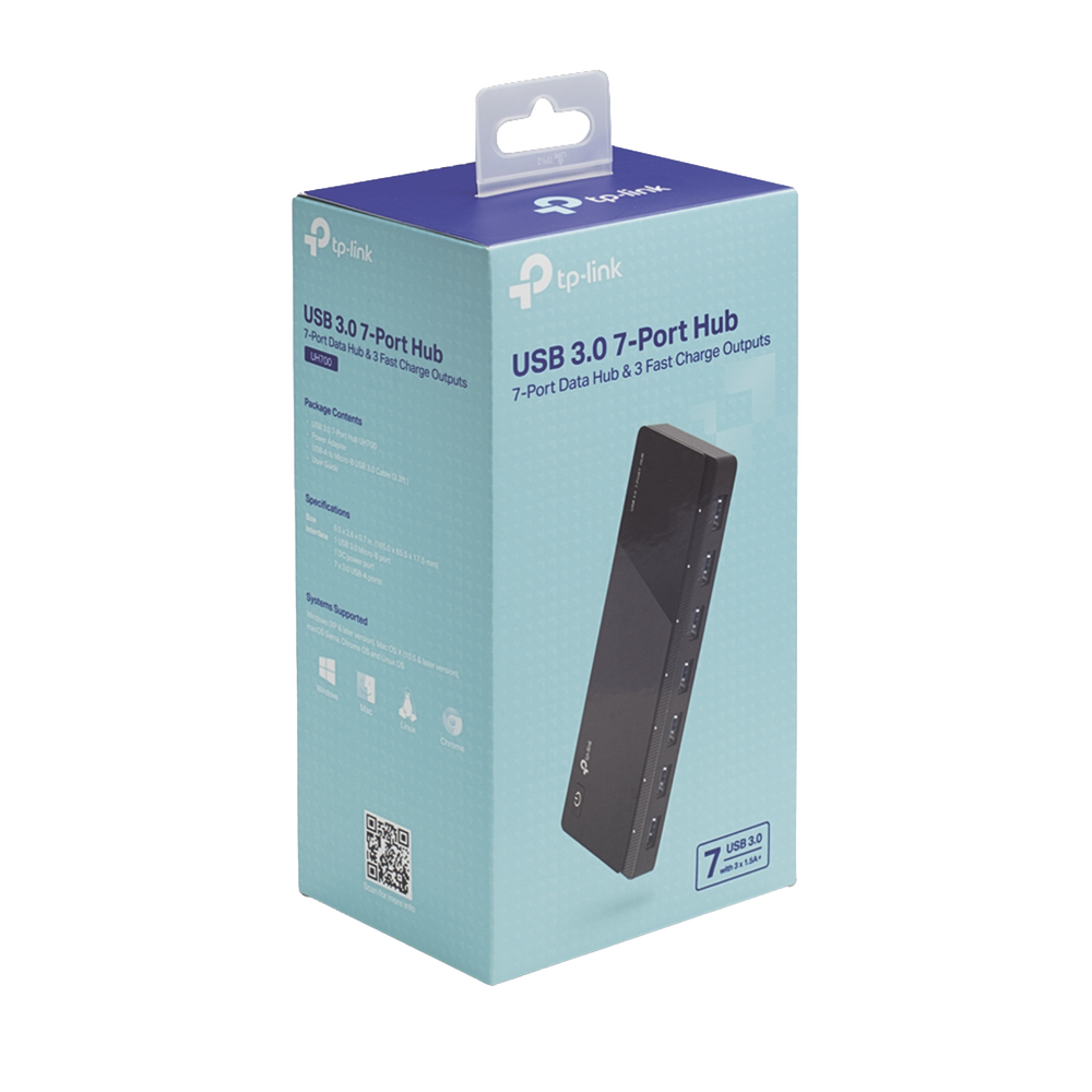 Adaptador HUB 3.0, con 7 puertos USB
