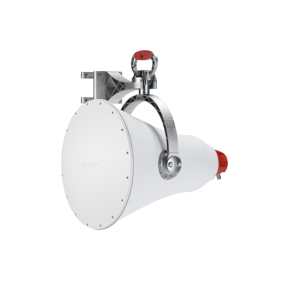Antena direccional UltraHorn™ Carrier Class Contectorizada 5180-6775 GHz, 24 dBi, ultra rechazo al ruido, altamente direccional sin lóbulos laterales