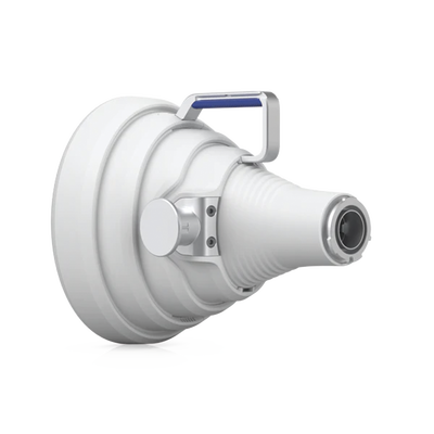 Antena Sectorial 30° tipo Horn para Multipunto, 19.5 dBi. Rango extendido 5.15 - 6.875 GHz. Alto aislamiento al ruido. Compatible solo con AF5XHD, RP5ACGEN2 y LTURocket