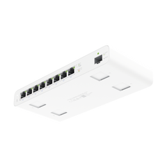 UISP Switch Gigabit PoE Pasivo de Capa 2 con 8 Puertos para Implementaciones MicroPoP