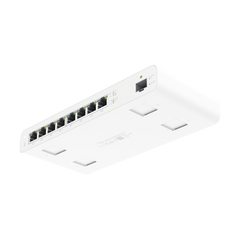 UISP Switch Gigabit PoE Pasivo de Capa 2 con 8 Puertos para Implementaciones MicroPoP