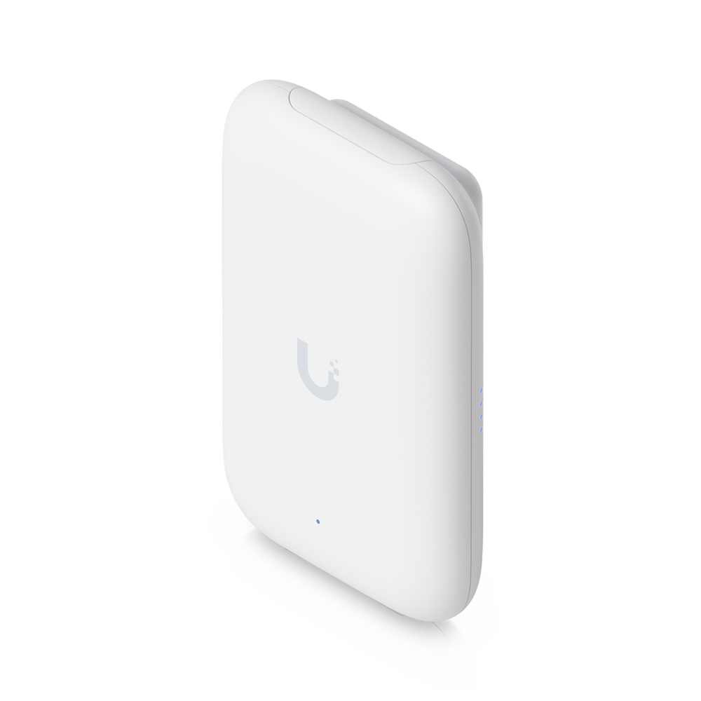 Access Point UniFi UK Ultra Navaja Suiza WiFi 5, MU-MIMO 2x2, instalación flexible, antena sectorial integrada, (2) conectores RP-SMA para antenas omnidireccionales externas, para interior o exterior (IPX6)
