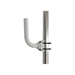 Montaje universal flexible para instalación en poste o pared, compatible con equipos Ubiquiti, Mimosa, Cambium y Altai