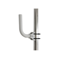 Montaje universal flexible para instalación en poste o pared, compatible con equipos Ubiquiti, Mimosa, Cambium y Altai