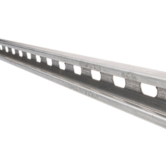 Unicanal perforado 4x2, 3000 mm, con acabado Electro Zinc