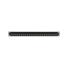 Patch Panel Ultramax. UTP, Precargado con Jacks Cat5e, 24 Puertos, Plano, 1U