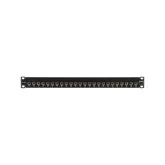 Patch Panel UltraMAX. UTP, Precargado con Jacks Cat5e, 24 Puertos, Plano, 1U
