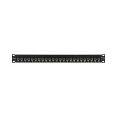 Patch Panel UltraMAX. UTP, Precargado con Jacks Cat6A, 24 Puertos, Plano, 1U