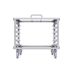 Rack Abierto 6U Compacto y Apilable sin Herramientas para Equipos UniFi, Ensamblaje Toolless, Ruedas con Seguro y Expansión a 12U con Kit de Apilado