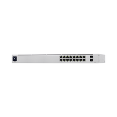 UniFi Switch USW-16-POE Gen2, Capa 2 de 16 puertos (8 puertos PoE 802.3af/at + 8 puertos Gigabit) + 2 puertos 1G SFP, 42W, pantalla informativa