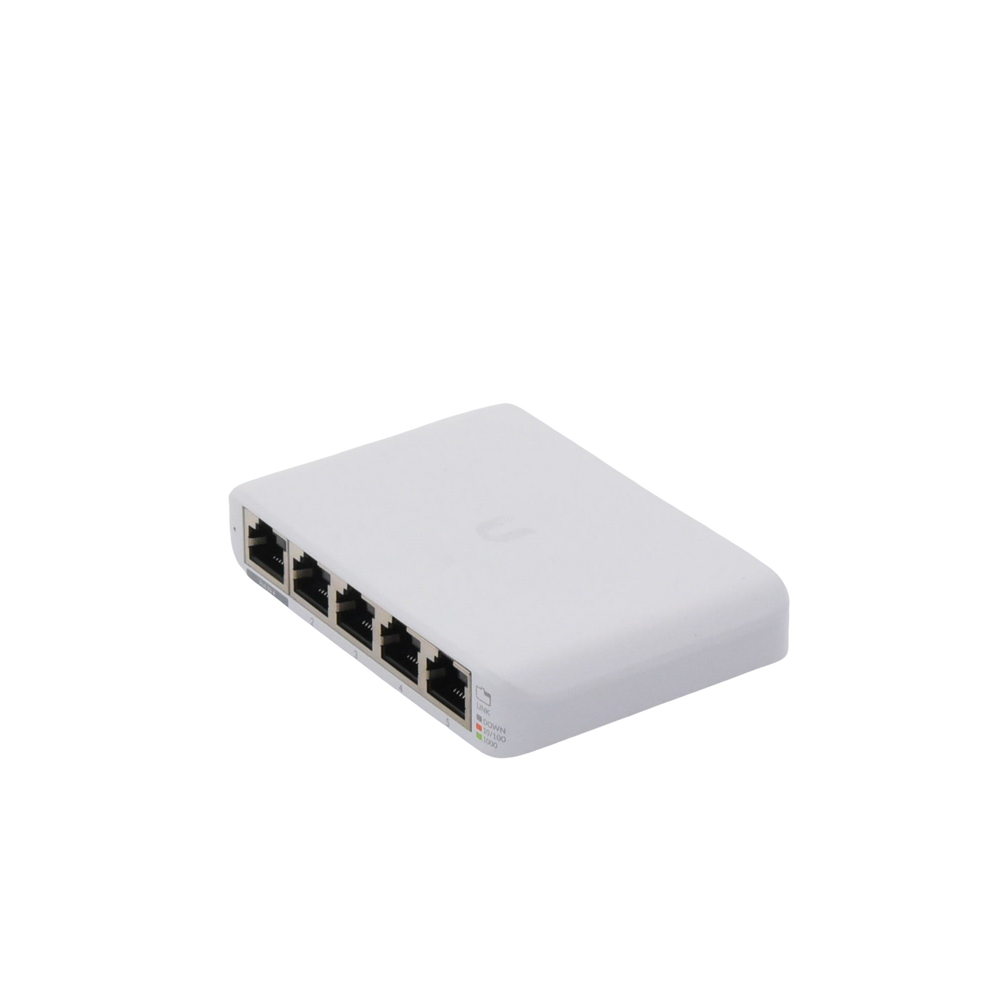 Switch UniFi Administrable Compacto de 5 Puertos 10/100/1000 Mbps, soporta entrada de PoE 802.3af/at