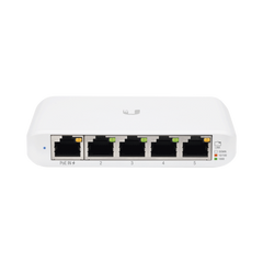 Switch UniFi Administrable Compacto de 5 Puertos 10/100/1000 Mbps, soporta entrada de PoE 802.3af/at
