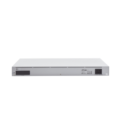 UniFi Switch USW-Pro-48, Capa 3 de 48 puertos Gigabit RJ-45 + 4 puertos 1/10G SFP+, pantalla informativa