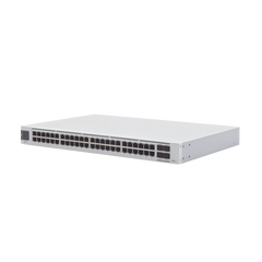 UniFi Switch USW-Pro-48, Capa 3 de 48 puertos Gigabit RJ-45 + 4 puertos 1/10G SFP+, pantalla informativa