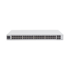 UniFi Switch USW-Pro-48, Capa 3 de 48 puertos Gigabit RJ-45 + 4 puertos 1/10G SFP+, pantalla informativa