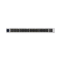 UniFi Switch USW-Pro-48-POE Gen2, Capa 3 de 48 puertos PoE 802.3at/bt + 4 puertos 1/10G SFP+, 600W, pantalla informativa