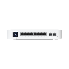 Switch UniFi Pro 8 PoE Administrable Capa 3, 8 puertos GbE / (6) puertos POE+ af/at y (2) puertos POE++ 802.3bt / (2) puertos SFP+ 10G / 120W de presupuesto POE