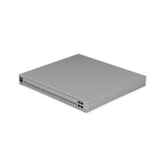 UniFi Switch Pro HD Capa 3, 24 puertos Etherlighting POE++ / (22) puertos 2.5 GbE, (2) puertos 10GbE, todos POE++, (4) puertos 10G SFP+, 600W presupuesto POE