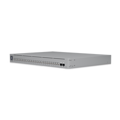 UniFi Switch Pro Max 24 POE, 24 puertos (8 puertos POE++ 2.5 GbE y 16 puertos GbE POE+), 2 puertos SFP+ 10G, 400W, pantalla táctil