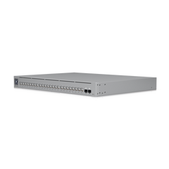 UniFi Switch Pro Max 24 POE, 24 puertos (8 puertos POE++ 2.5 GbE y 16 puertos GbE POE+), 2 puertos SFP+ 10G, 400W, pantalla táctil