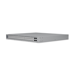 UniFi Switch Pro Max 48 POE, con funciones capa 3, 48 puertos (16 puertos 2.5 GbE (8 POE++ y 8 POE+) y 32 puertos 1 GbE (24 POE+ y 8 POE++)), 2 puertos SFP+ 10G, POE++ 720W, pantalla informativa