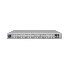 UniFi Switch Pro Max 48 POE, con funciones capa 3, 48 puertos (16 puertos 2.5 GbE (8 POE++ y 8 POE+) y 32 puertos 1 GbE (24 POE+ y 8 POE++)), 2 puertos SFP+ 10G, POE++ 720W, pantalla informativa