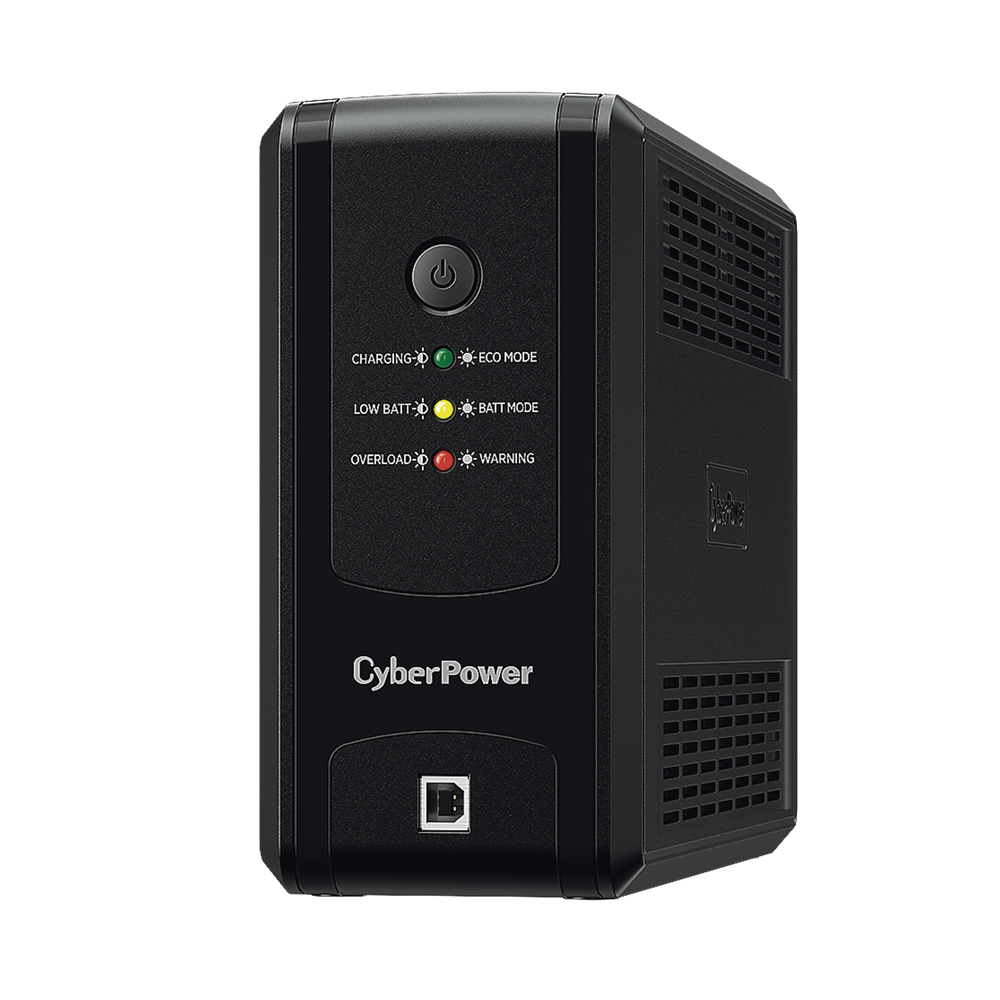 UPS de 1000 VA/500 W, Topología Línea Interactiva, Entrada 120 Vca  NEMA 5-15P, y 8 Salidas NEMA 5-15R, Puerto USB, Con Regulador de Voltaje (AVR)
