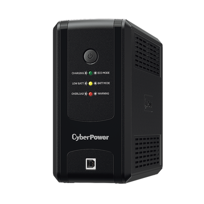 UPS de 1000 VA/500 W, Topología Línea Interactiva, Entrada 120 Vca  NEMA 5-15P, y 8 Salidas NEMA 5-15R, Puerto USB, Con Regulador de Voltaje (AVR)