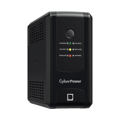 UPS de 550 VA/275 W, Topología Línea Interactiva, Entrada 120 Vca NEMA 5-15P, y 8 Salidas NEMA 5-15R, Puerto USB, Con Regulador de Voltaje (AVR)