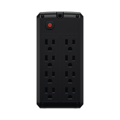UPS de 750 VA/375 W, Topología Línea Interactiva, Entrada 120 Vca NEMA 5-15P, y 8 Salidas NEMA 5-15R, Puerto USB, Con Regulador de Voltaje (AVR)
