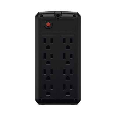 UPS de 750 VA/375 W, Topología Línea Interactiva, Entrada 120 Vca NEMA 5-15P, y 8 Salidas NEMA 5-15R, Puerto USB, Con Regulador de Voltaje (AVR)
