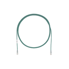 Cable de Parcheo TX6, UTP Cat6, Diámetro Reducido (28AWG), Color Verde, 3.05 Metros (10 Pies)