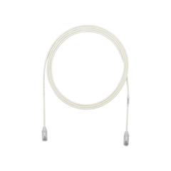 Cable de Parcheo TX6, UTP Cat6, Diámetro Reducido (28AWG), Color Blanco Mate, 5.18 Metros (17 Pies)