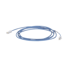 Cable de Parcheo TX6, UTP Cat6, Diámetro Reducido (28AWG), Color Azul, 30ft