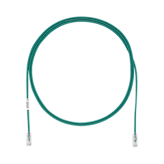 Cable de Parcheo TX6, UTP Cat6, Diámetro Reducido (28AWG), Color Verde, 5ft