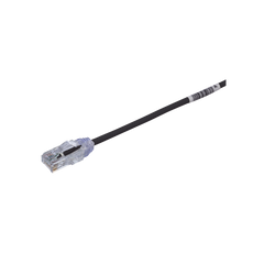 Cable de Parcheo TX6, UTP Cat6, Diámetro Reducido (28AWG), Color Negro, 15.2 cm (6 pulgadas)