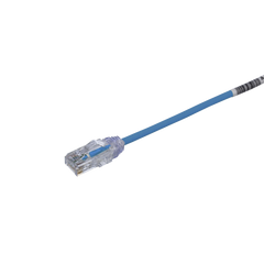 Cable de Parcheo TX6, UTP Cat6, Diámetro Reducido (28AWG), Color Azul, 15.2 cm (6 pulgadas)