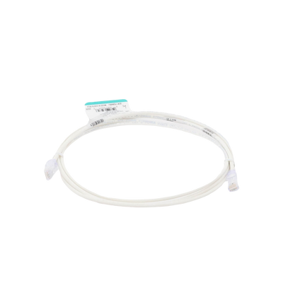Cable de Parcheo TX6, UTP Cat6, Diámetro Reducido (28AWG), Color Blanco Mate, 7ft