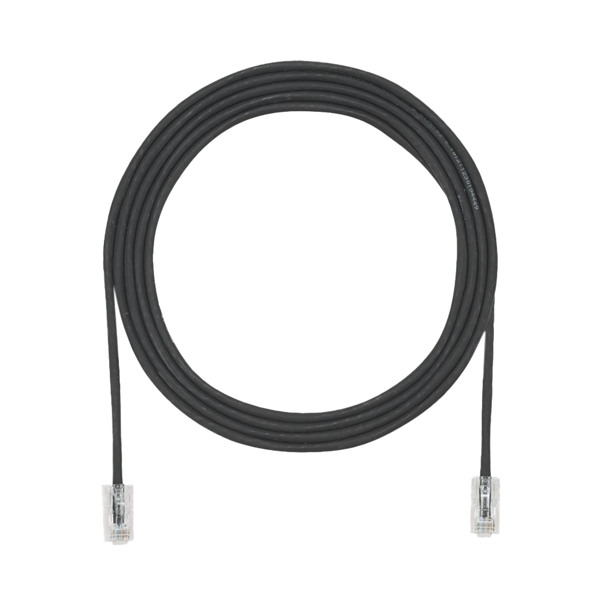 Cable de Parcheo UTP Cat6A, CM/LSZH, Diámetro Reducido (28AWG), Color Negro, 3.05 Metros (10 Pies)