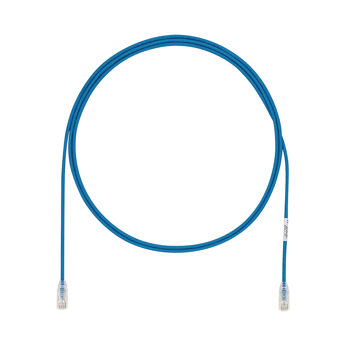 Cable de Parcheo UTP Cat6A, CM/LSZH, Diámetro Reducido (28AWG), Color Azul, 3.05 Metros (10 Pies)