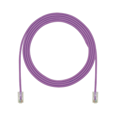 Cable de Parcheo UTP, Cat6A, 24 AWG, CM, Color Violeta, 4.57 Metros (15 Pies)