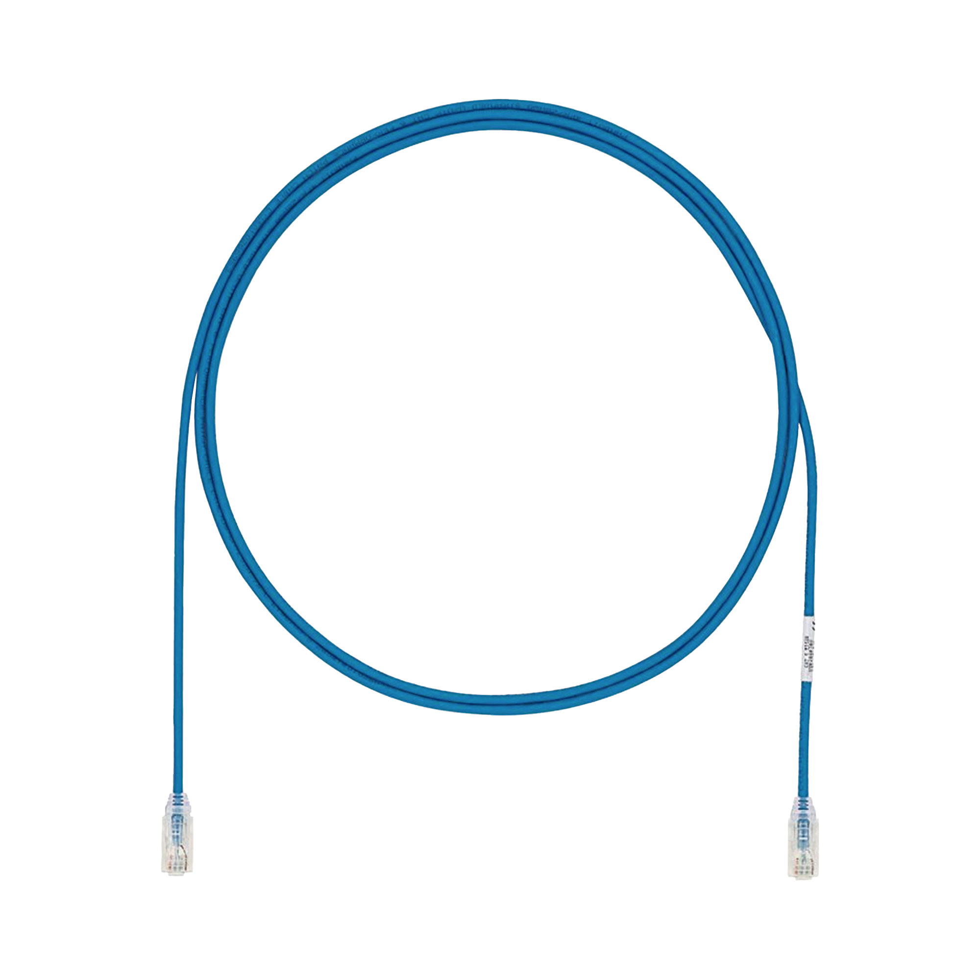 Cable de Parcheo UTP Cat6A, CM/LSZH, Diámetro Reducido (28AWG), Color Azul, 17 Metros (55.77 Pies)