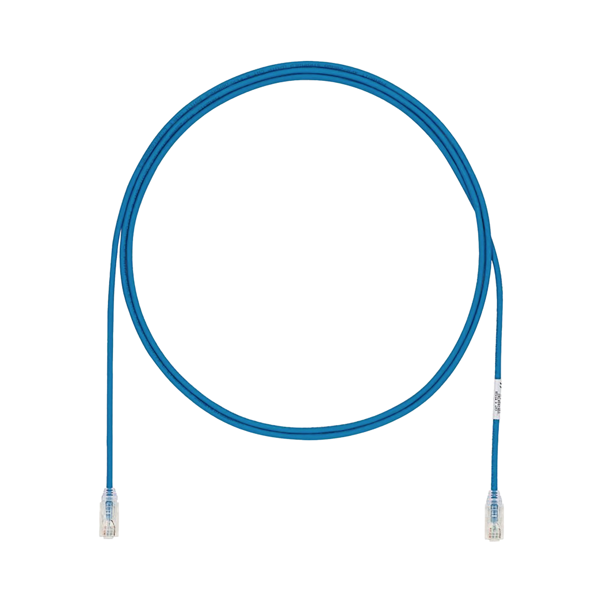 Cable de Parcheo UTP Cat6A, CM/LSZH, Diámetro Reducido (28AWG), Color Azul, 17 Metros (55.77 Pies)