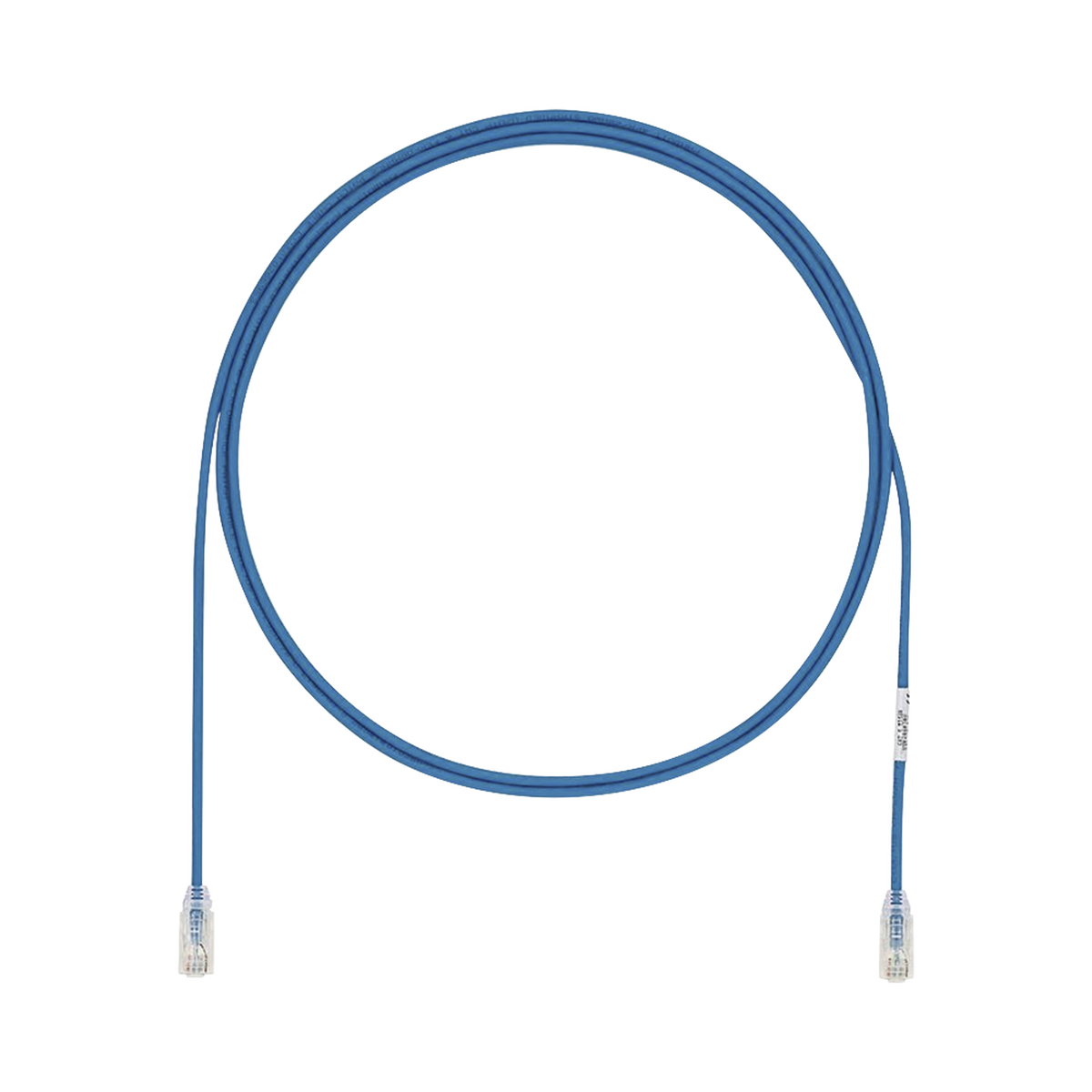 Cable de Parcheo UTP Cat6A, CM/LSZH, Diámetro Reducido (28AWG), Color Azul, 7.92 Metros (26 Pies)